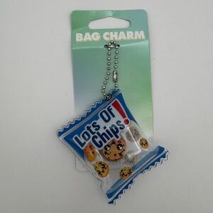 Lots of Chips Bag Charm Keychain
